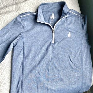 Johnnie O boys pullover in a beautiful blue/grey color.